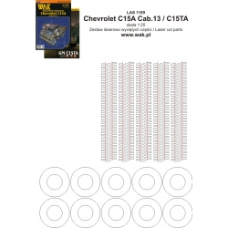 Chevrolet C15 Cab.13 / C15TA - laserowo wycięte bieżniki i koła