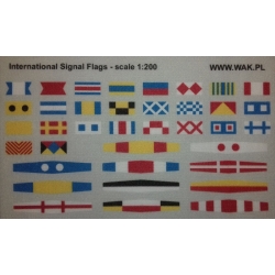 Międzynarodowe flagi sygnałowe - 1:200