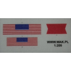Bandery US Navy - 1:200