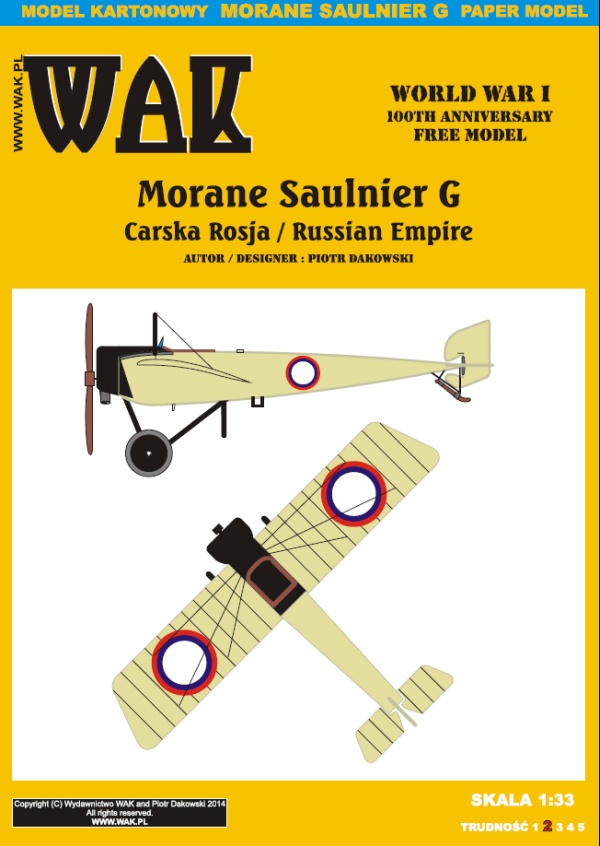 Samolot myśliwski Morane-Saulnier G